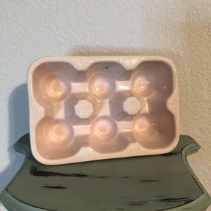 Pink Ceramic Egg Carton